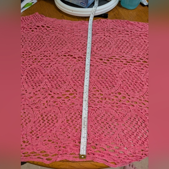 Coral Crochet Swim Cover (I07) - Picture 7 of 9